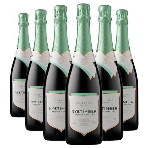 Buy a Case of 6 Bottles of Nyetimber Curvee Cherie Demi-Sec NV English Sparkling Wine - Securely Packaged and Delivered Together